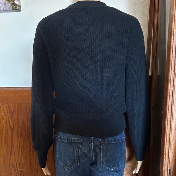 Old Navy Women's Black Cardigan Sweater - Picture 3 of 4